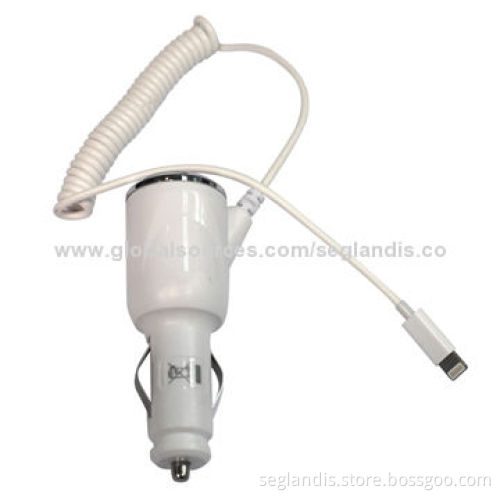 Car Charger for iPad Mini/iPhone5C/5S